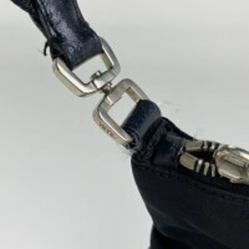 Prada logo plate Crossbody Bag black - Picture 4 of 6
